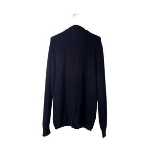 MCR Mens Black Cardigan Sweater With Button Closure & Pockets